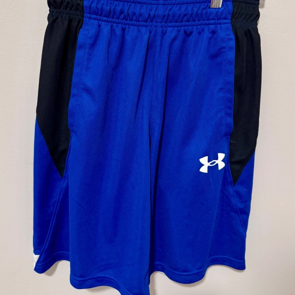 Under Armour 10" Baseline Shorts Mens Small Royal Blue 1370220-400
